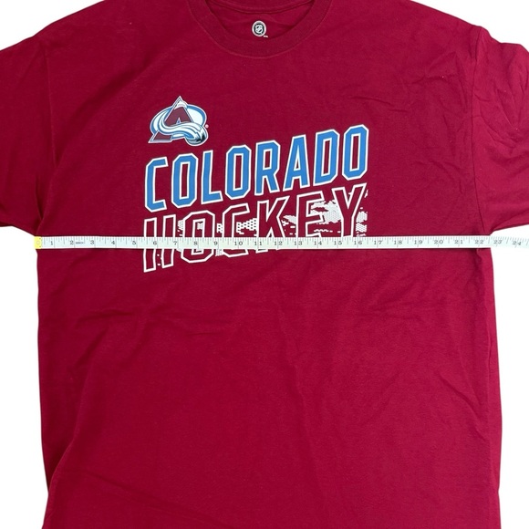 Colorado Avalanche NHL Official T-Shirt Size XL Maroon NWOT Men’s Hockey Fan Tee - Picture 5 of 7